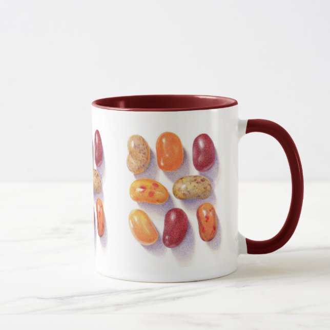 Caneca FALL JELLY BEANS Maroon Combo Mug (Direita)