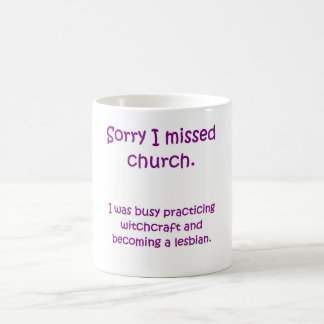 Caneca faltada da igreja