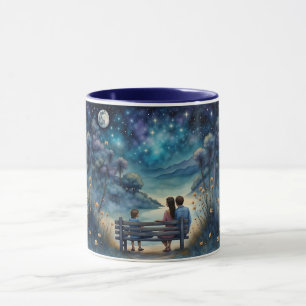 Caneca Família ao Luar