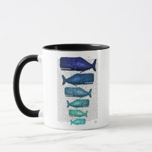 Caneca Família Baleia Azul