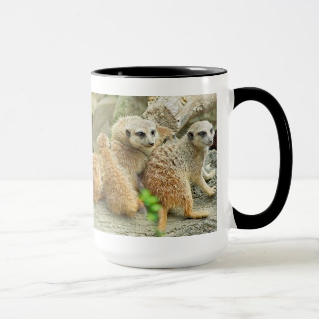 Caneca Família de meerkats - Mug (Direita)