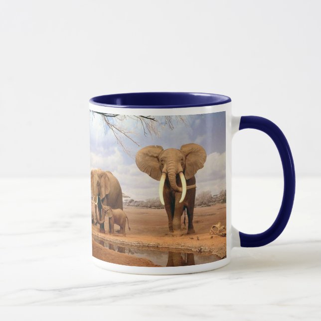 Caneca Família do elefante (Direita)