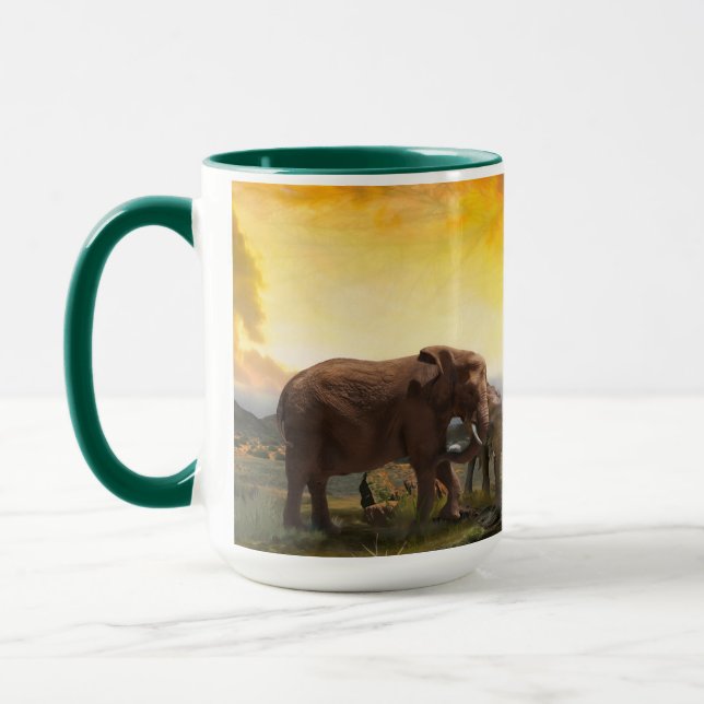 Caneca Família Elefante "As obrigações que se unem" (Esquerda)