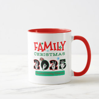 Caneca Family Christmas 2025 Mug