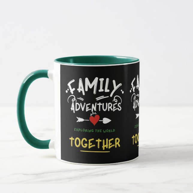 Caneca Family Travel Adventures Exploring Together (Esquerda)