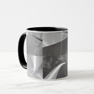 Caneca Famous Gateway Arch Black, White & Gray 