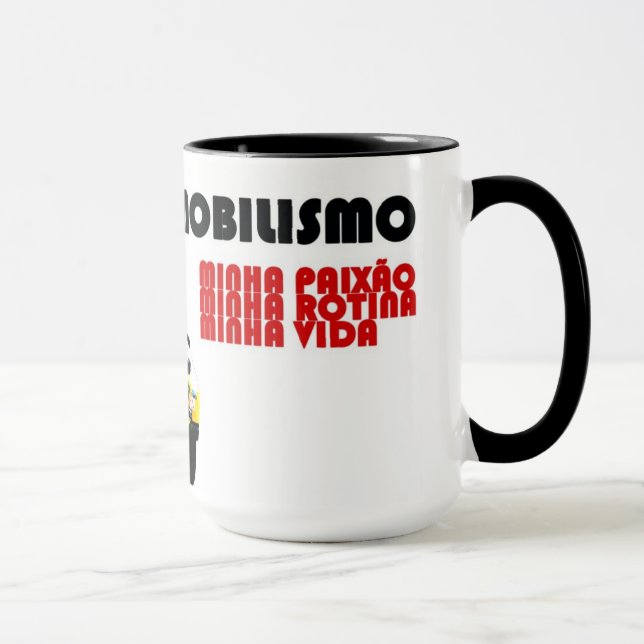 Caneca - Fanáticos por automobilismo (Direita)