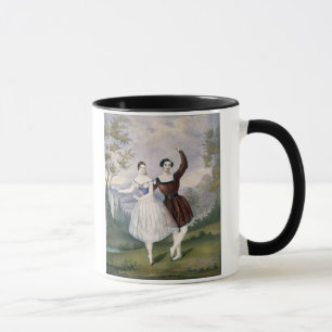 Caneca Fanny Cerrito (1817-1909) e Sigr. Guerra, no