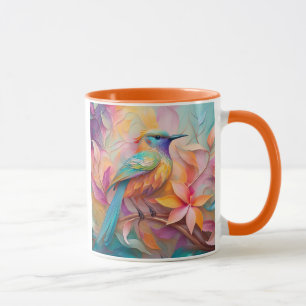 Caneca Fantasia de Pássaro com Garganta Violeta