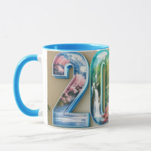 Caneca Fantasia Fofa 2025 Quatro Números