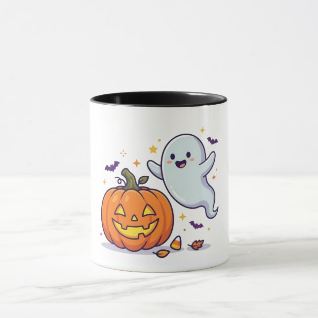 Caneca Fantasma Fofo (Centro)