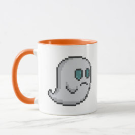 Caneca Fantasma Retro de 8 bits