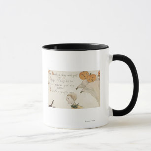 Caneca Fantasmas da GreetingJack-O-Lanterna do Dia das