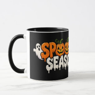 Caneca Fantasmas da Temporada Assustadora do Halloween