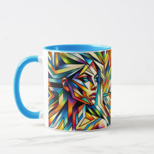 Caneca Fantasy Abstrato surreal Girl