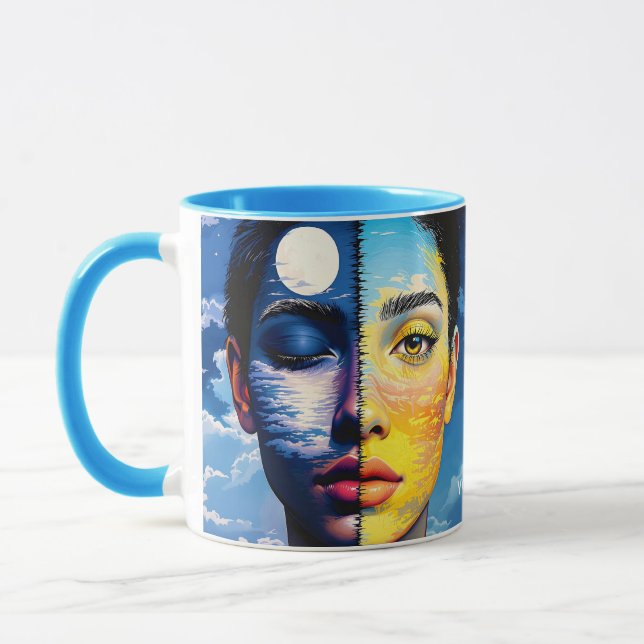 Caneca Fantasy - Bonito Rosto Noturno (Esquerda)