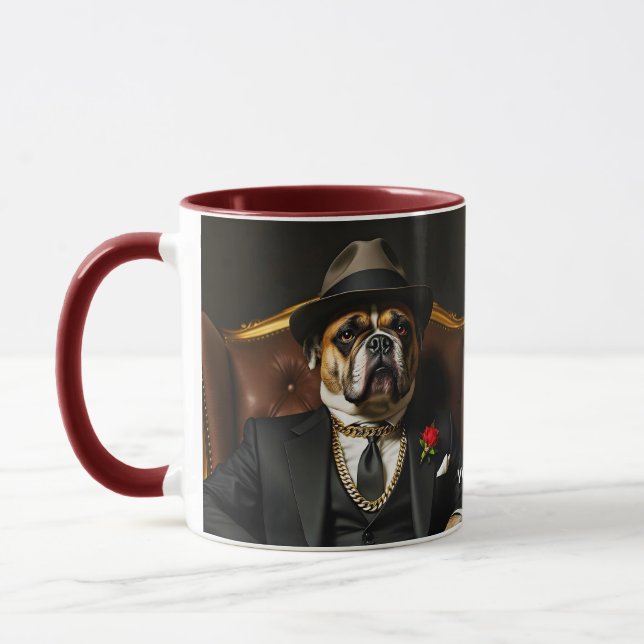 Caneca Fantasy Cachorro Negra (Esquerda)