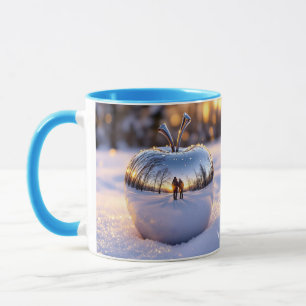 Caneca Fantasy Cuja Maçã de Neve de inverno