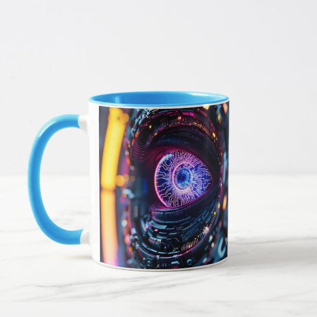 Caneca Fantasy - Cujo Olho Azul Cibernético (Esquerda)