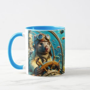 Caneca Fantasy Cut Wombat Pilot Underwater