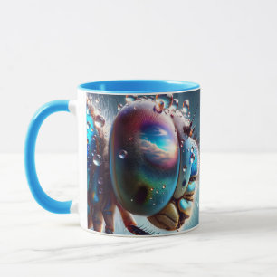 Caneca Fantasy Cute Dragonfly Macro Photo