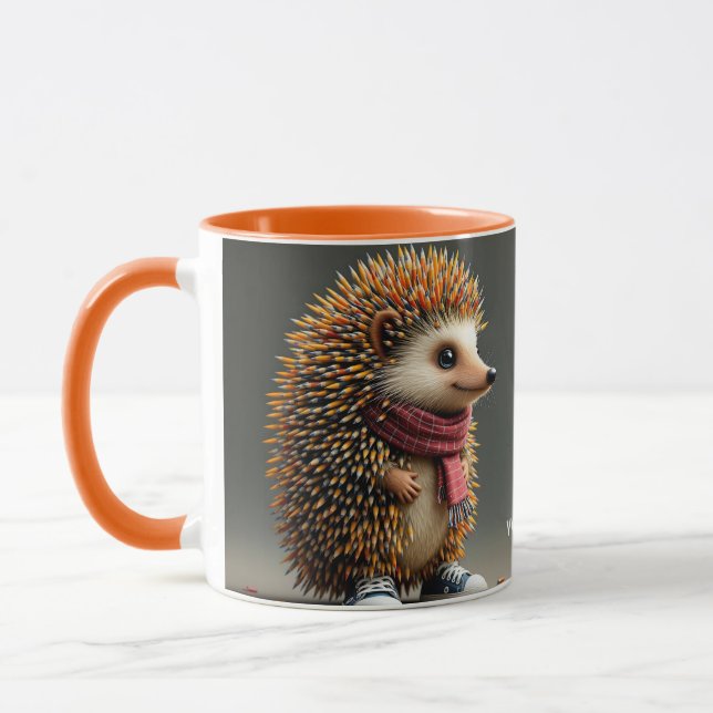 Caneca Fantasy Cute Hedgehog Sharp Agulhas (Esquerda)