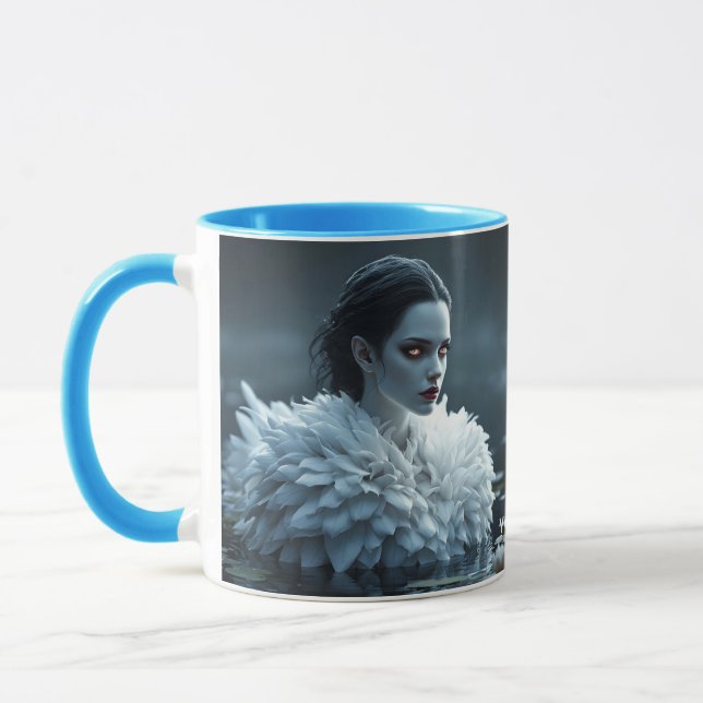 Caneca Fantasy Cute Lake Swan White (Esquerda)