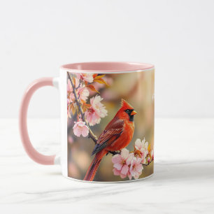 Caneca Fantasy Cute Red Bird Cherry