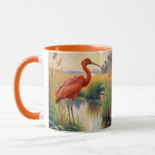 Caneca Fantasy Cute Scarlet Ibis Evening