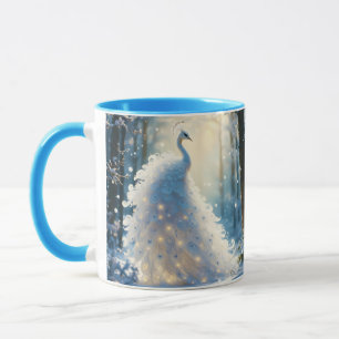 Caneca Fantasy Cute Snow White Peacock