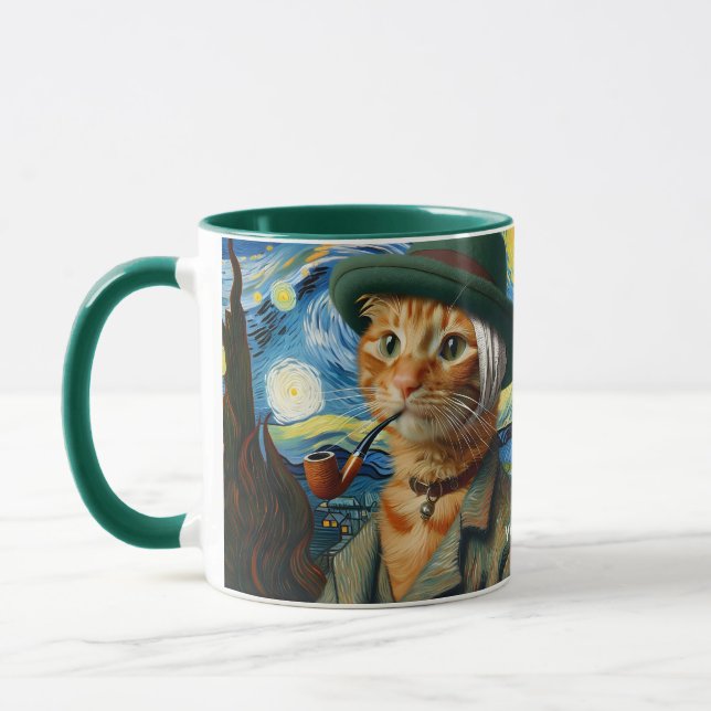 Caneca Fantasy Cute Van Gogh Hat (Esquerda)