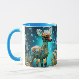 Caneca Fantasy Cute Vivid Glass Fawn Winter