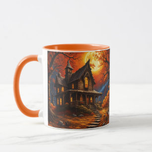 Caneca Fantasy Cute Vivid Old Cabine Autumn