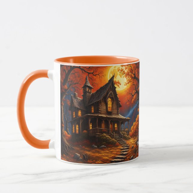 Caneca Fantasy Cute Vivid Old Cabine Autumn (Esquerda)