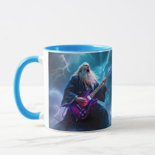 Caneca Fantasy Cute Wizard Tocando Violão