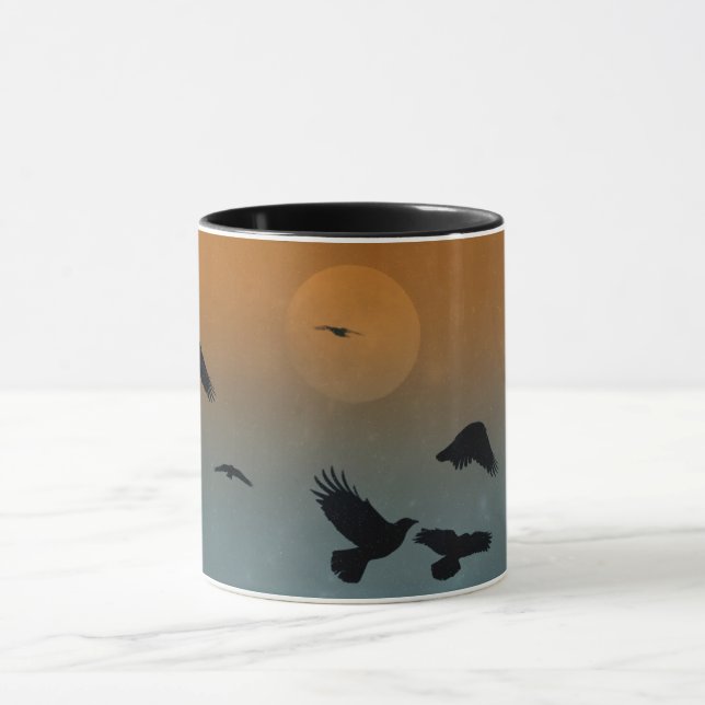 Caneca Fantasy Night Of A Full Moon And Crows (Centro)