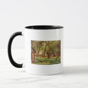 Caneca Farmstead sob árvores