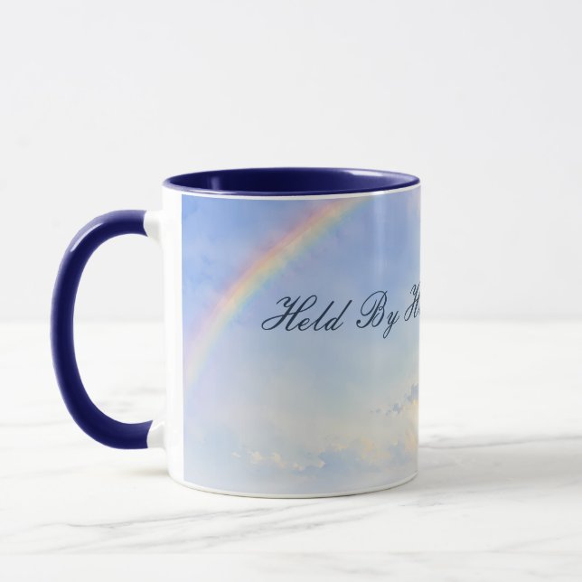 Caneca Farol Arco-íris Aquarela Costeira (Esquerda)