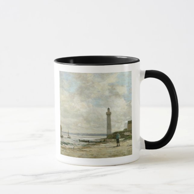 Caneca Farol em Honfleur, 1864-66 (óleo no painel) (Direita)
