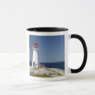 Caneca Farol em Peggy's Cove, Nova Scotia, Canadá.