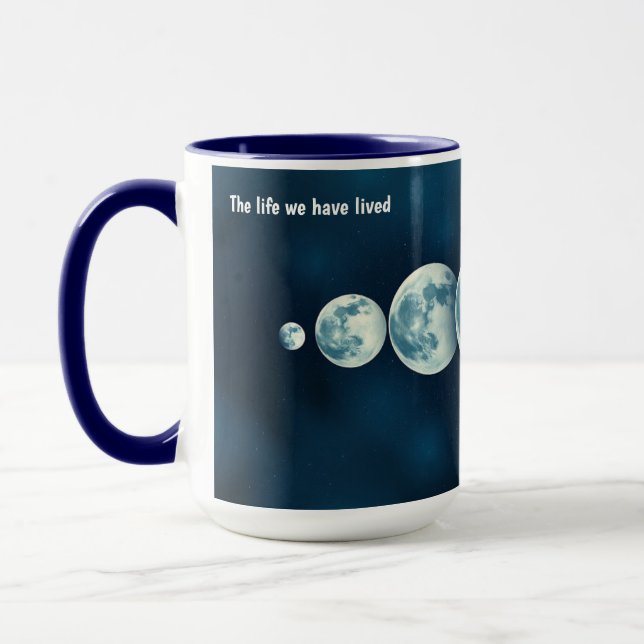 Caneca Fases da Vida Lunar (Esquerda)