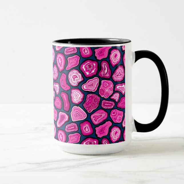 Caneca Fatias de agata rosa (Direita)