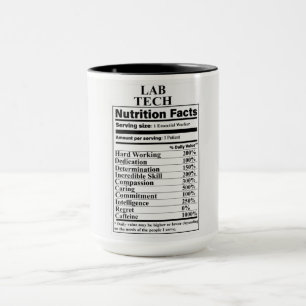 Caneca Fatos de Nutrição Tecnológica do Laboratório