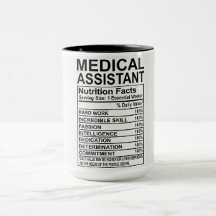 Caneca Fatos Nutricionais do Assistente Médico