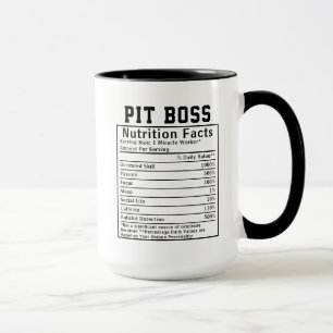 Caneca Fatos Nutricionais do Chefe de Mesa Engraçados Pre