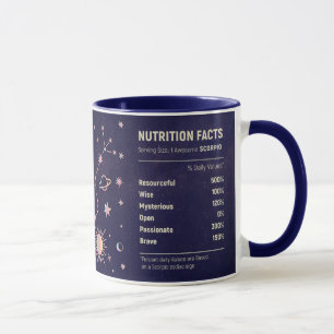 Caneca Fatos Nutricionais/Escorpião
