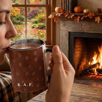 Caneca Fawn Impresso Terracota Personalizado Russet