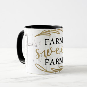 Caneca Fazenda, Fazenda doce, fazenda de madeira branca