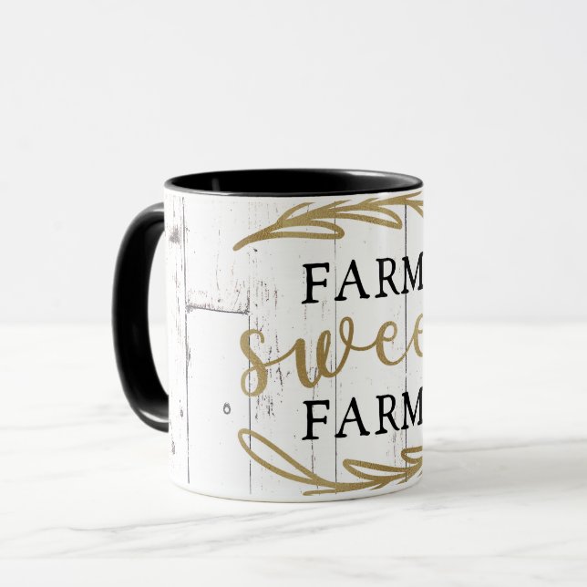 Caneca Fazenda, Fazenda doce, fazenda de madeira branca (Frente Esquerda)