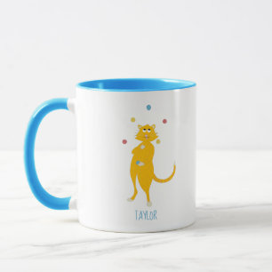 Caneca Fazendo malabarismo com os jovens malabaristas